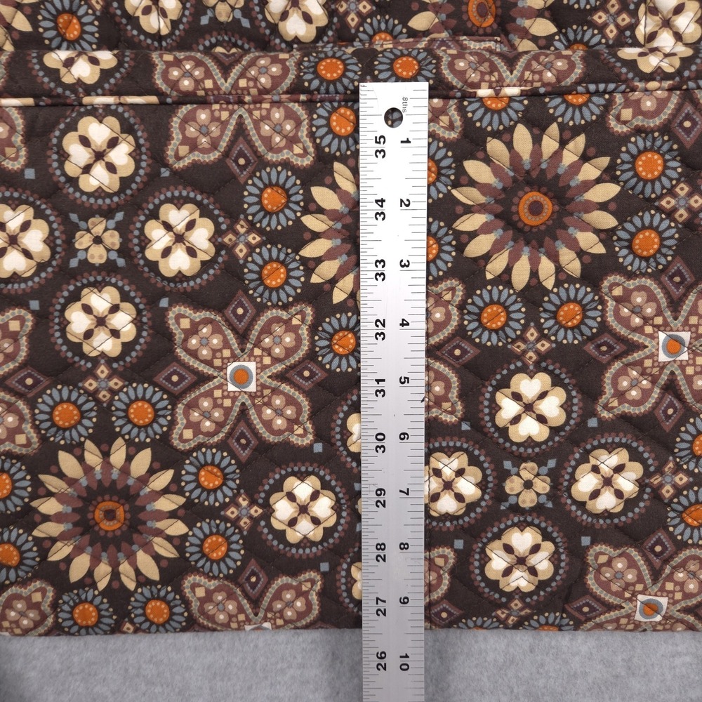 Vera Bradley Canyon Quilted Boho Brown Weekender Traveler Overnight Bag Tote - Picture 16 of 16